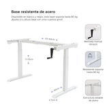 Escritorio de Altura Ajustable | Mecanismo Manual
