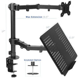Soporte Doble Para Laptop Y Monitor Lcd 32