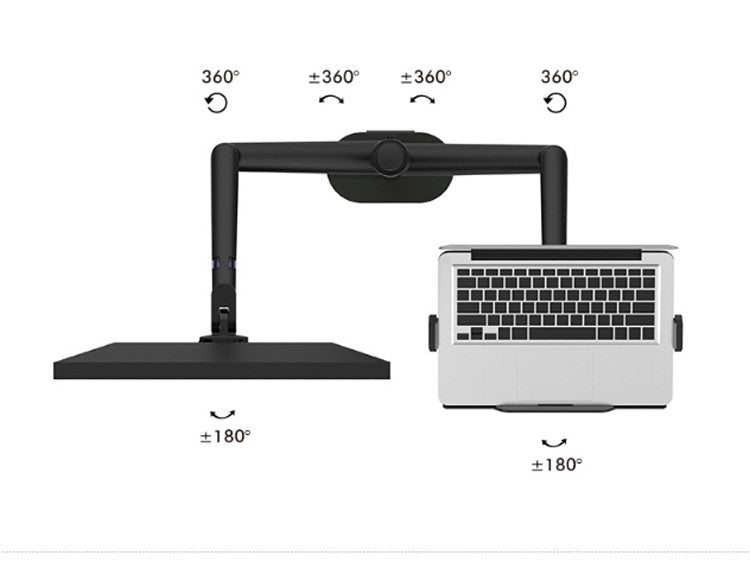 Soporte Ergonómico Doble Para Laptop y Monitor